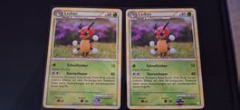 Pokémon Karten Ledian 2x HS 25 Zustand leicht gebraucht
