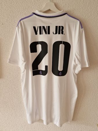 Original Real Madrid Heimtrikot 2022/23 Vini Jr Gr. XL