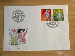 Europa CEPT Brief 1989, Ersttagsbrief mit Sonderstempel!