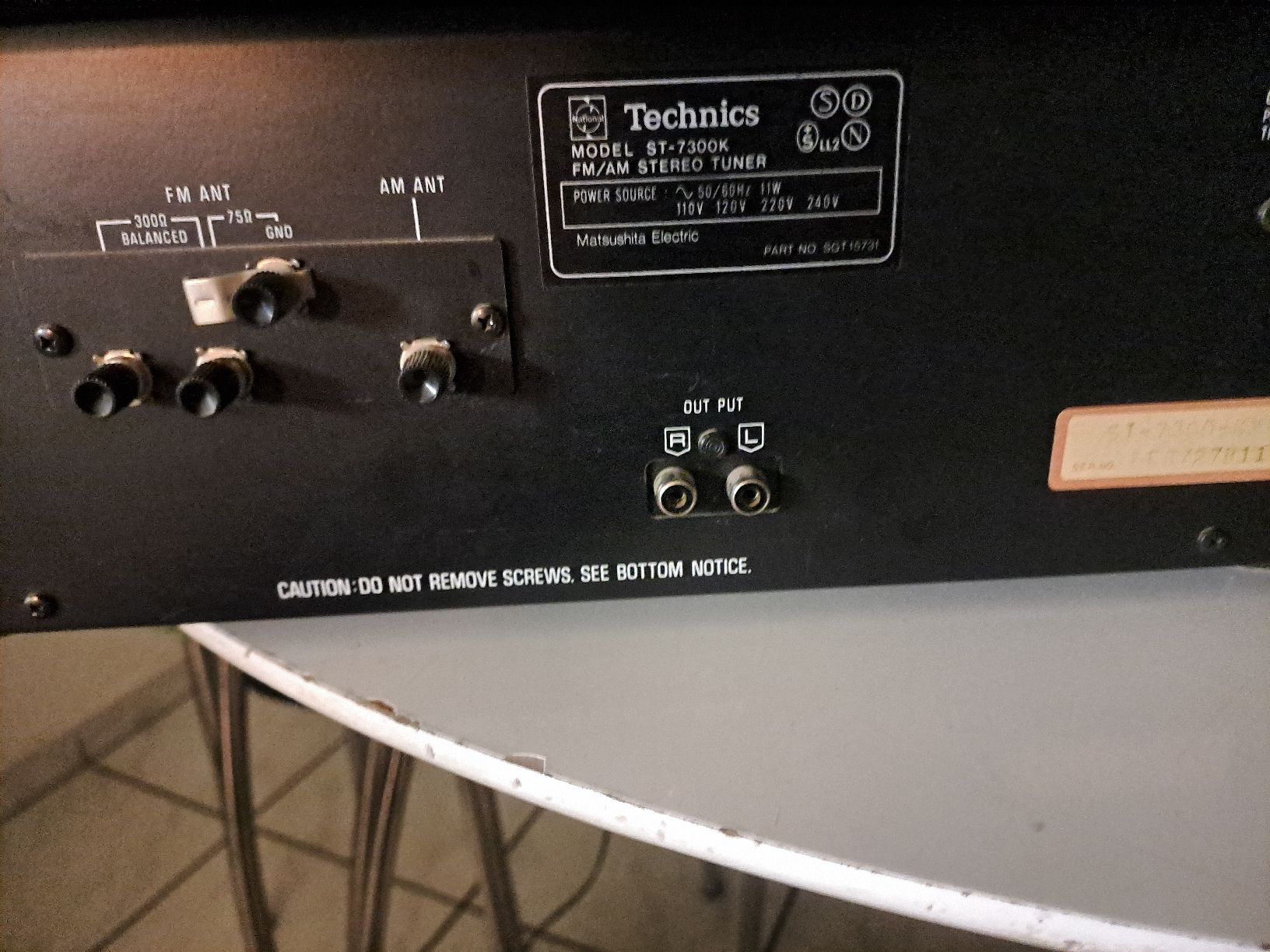 Technics Radio: Technics FM/AM STEREO TUNER ST - 7300 K – Usato da Uetendorf venduto da Essiggurken 4