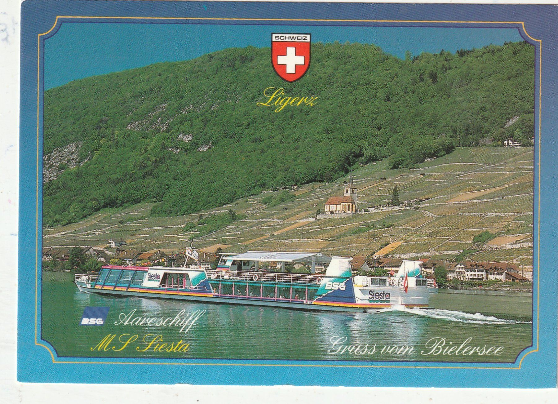 Cartes postales: Aareschiff – D'occasion à Lumbrein par made02