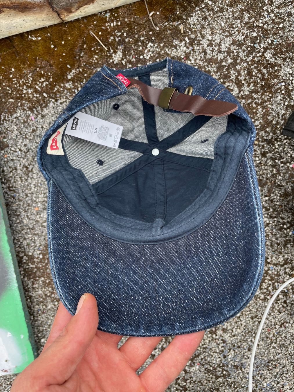 Levi's Copricapi, berretti & cappellini: Denim Levi's 6-Panel Cap Leather Strap – Usato da Zürich venduto da le_souk 4