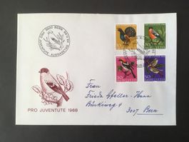 Pro Juventute Brief 1968