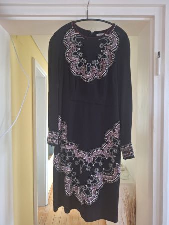 Vilshenko knielanges gefüttertes Kleid m/Reissverschl, S/M