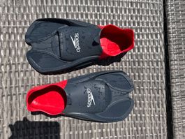 Schwimmflossen Speedo dunkelgrau/rot, 44-46, neu