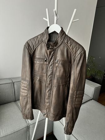Marc O‘Polo Herren Lederjacke - braun - Grösse 48