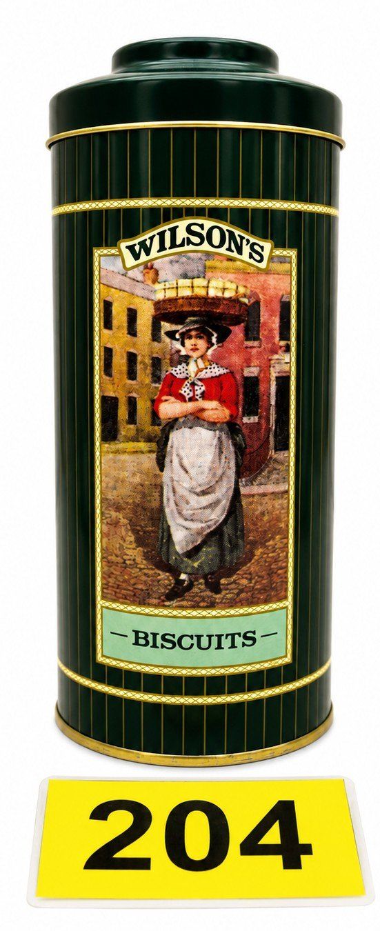 Barattoli: Wilson's Biscuits Dose, Blechdose Vintage, Nr. 204 – Usato da Kottwil venduto da Crazyrolf
