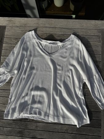Chemise et pull mi saison blanc 
