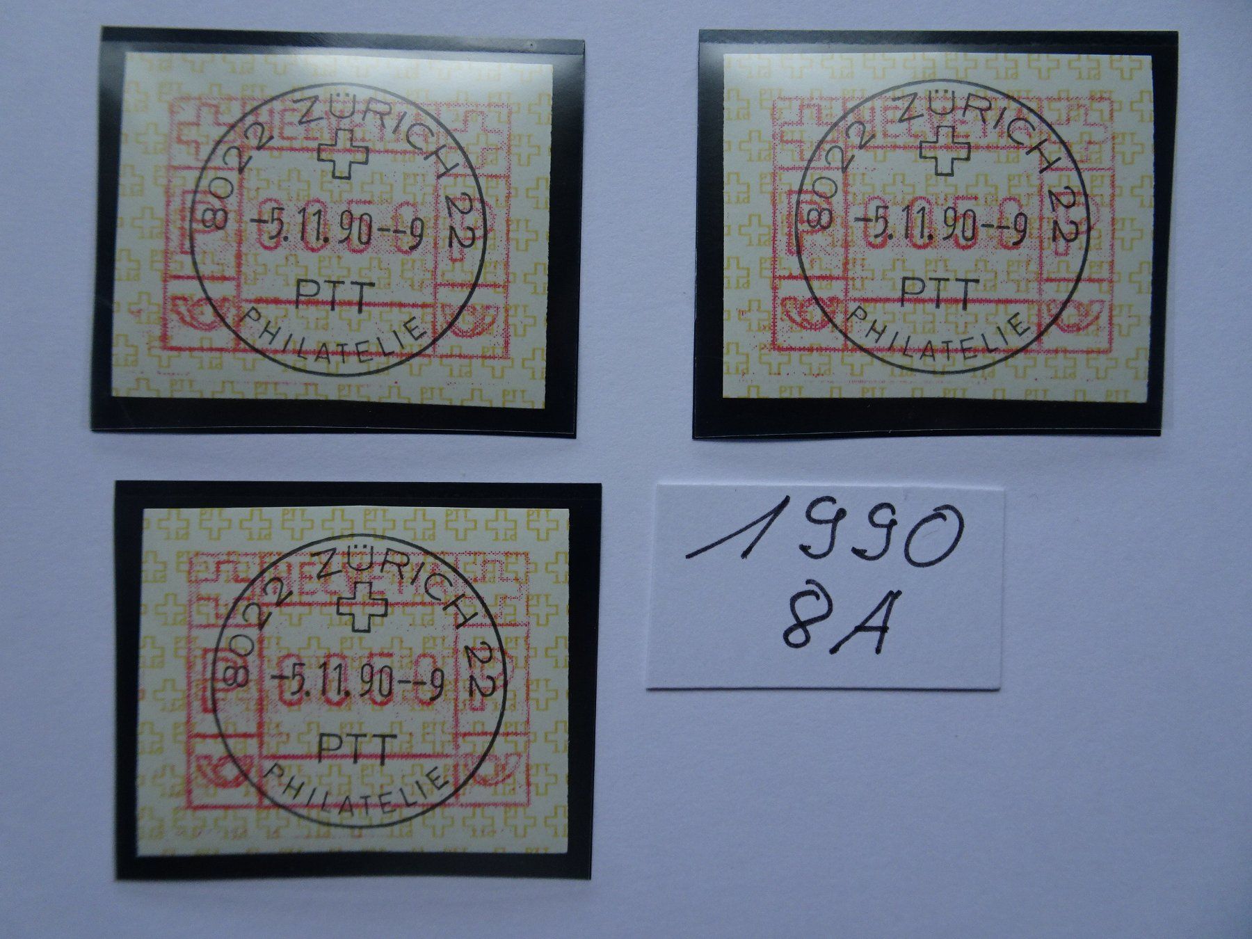 Tutti i francobolli: ATM-Typ 8A Vollstempel – Nuovo (secondo la descrizione) da Aadorf venduto da Chnorli-Furz