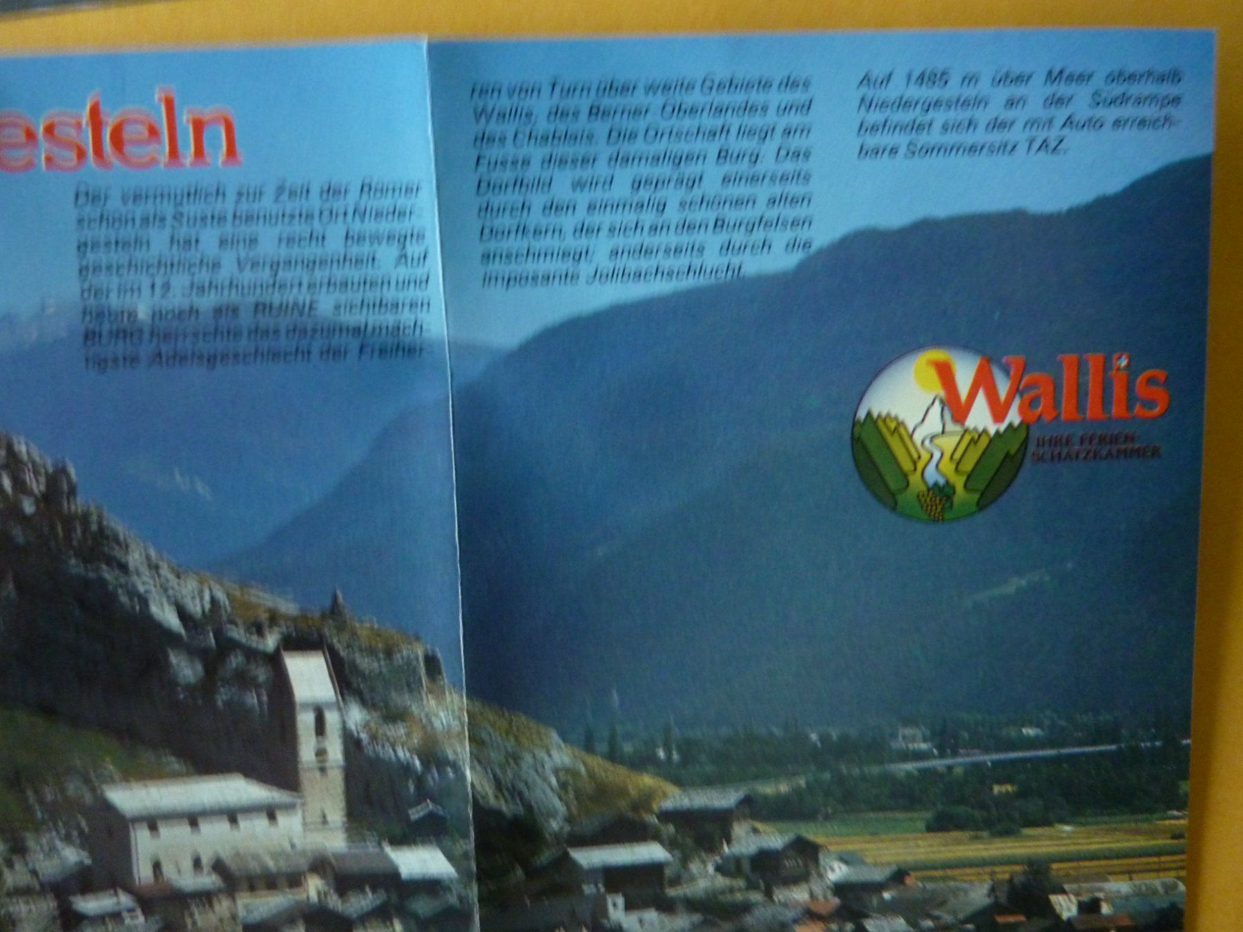 Documenti: FALTPROSPEKT. RARON. ST. GERMAN NIEDERGESTELN WALLIS. – Usato da Zürich venduto da Rrehsuah 4