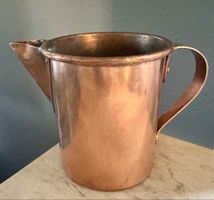 Antiker Kupferkrug Kupfer Krug 15 cm