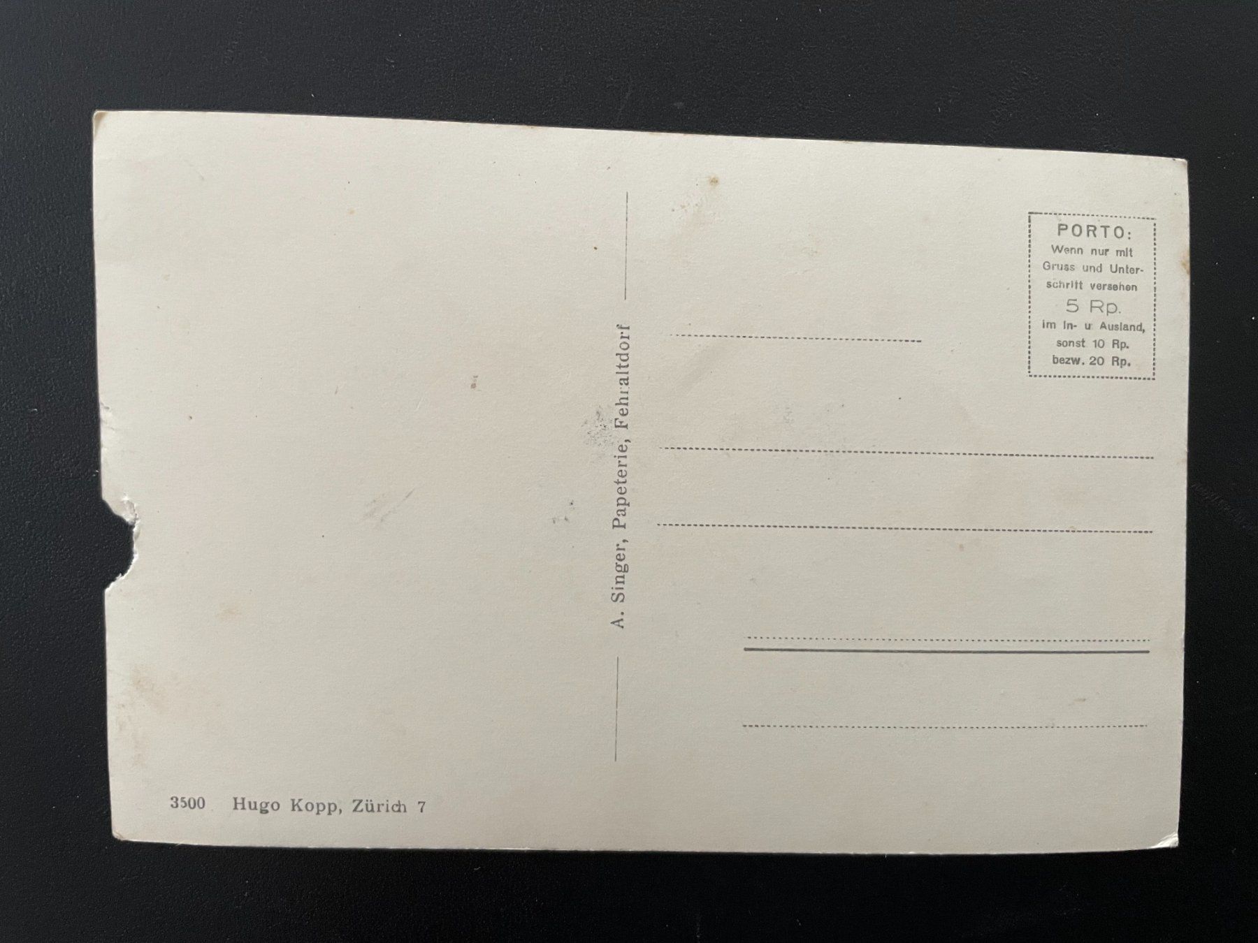 Cartoline postali: AK ZH Fehraltdorf – Difettoso da Thal venduto da Danny82 1