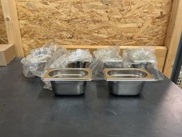 6 x 1/9 Gastronorm Behälter 10 cm NEU