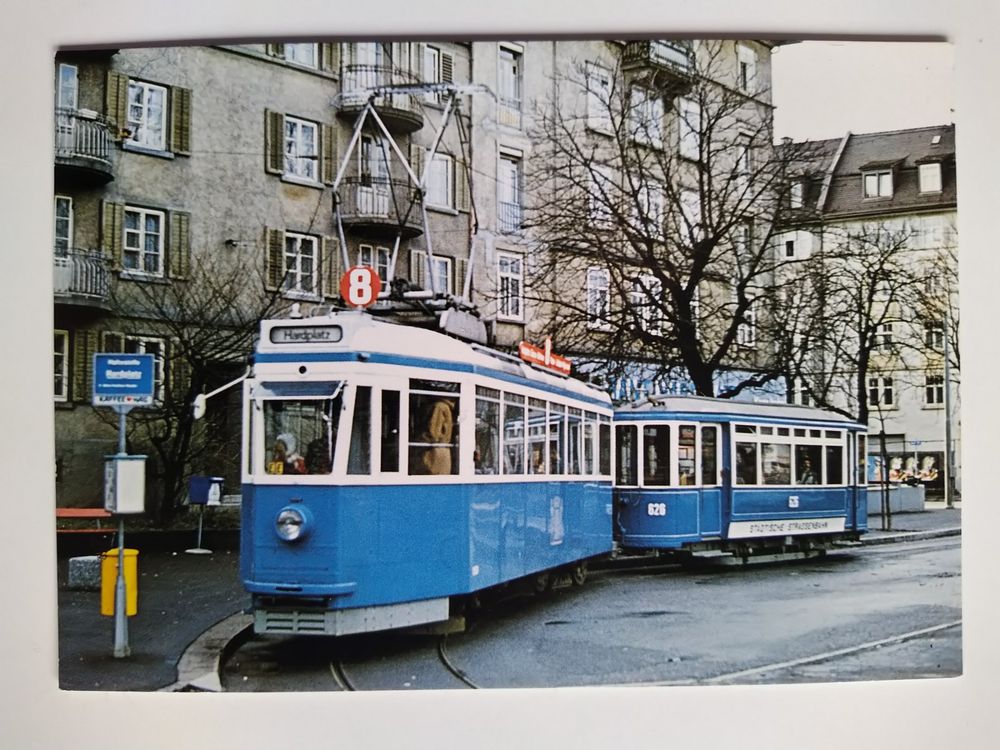 VBZ Be 4/4 Pedaler am Hardplatz dat 1974 B. Leutwiler sauber Kaufen