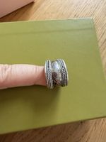 Breiter Statement Ring, 925er Silber