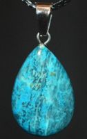 Halsketten Y-953M – Blue Crazy Onyx - Topfen – 17x 24mm