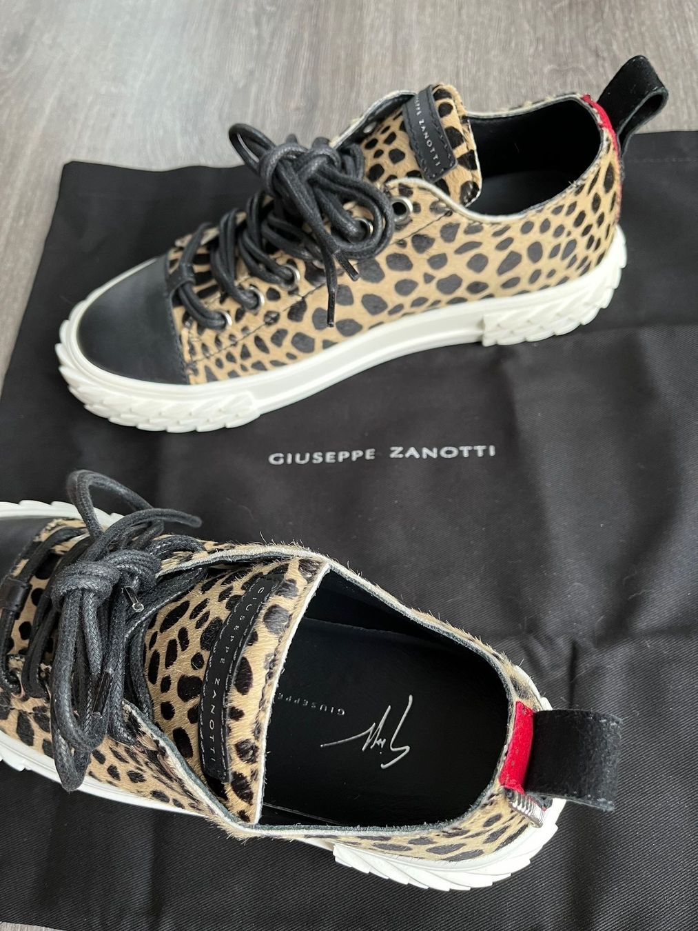 Zanotti Scarpe da donna: Giuseppe Zanotti Sneakers Gr. 38 Leopard Leder Schuhe – Nuovo e nell'imballaggio originale da Frenkendorf venduto da klourenco 7