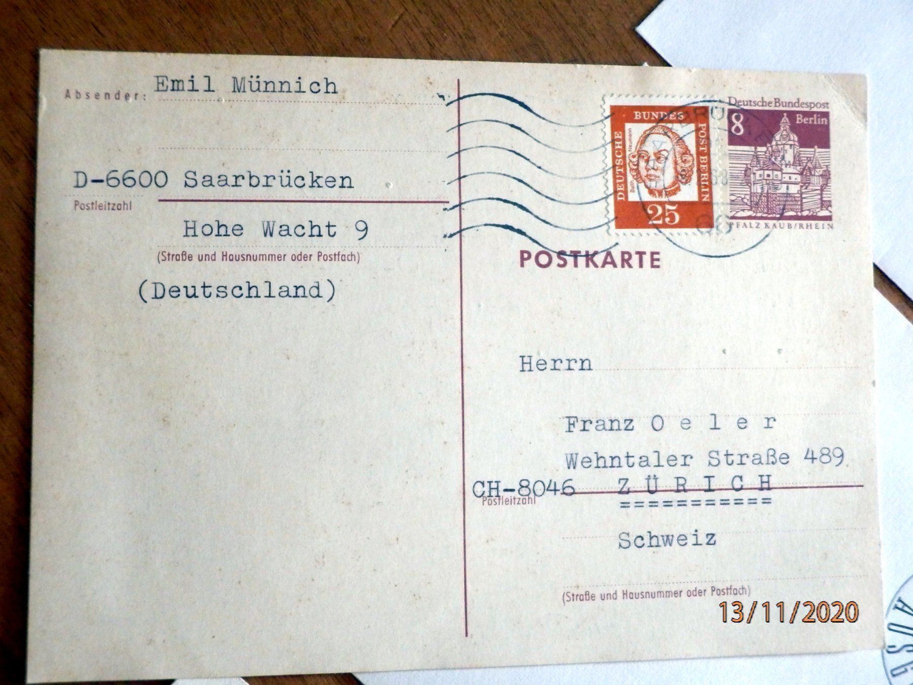 Tous les timbres: Bedarfsbriefe mit Sonderstempel – D'occasion à Ueberstorf par dinbau 7