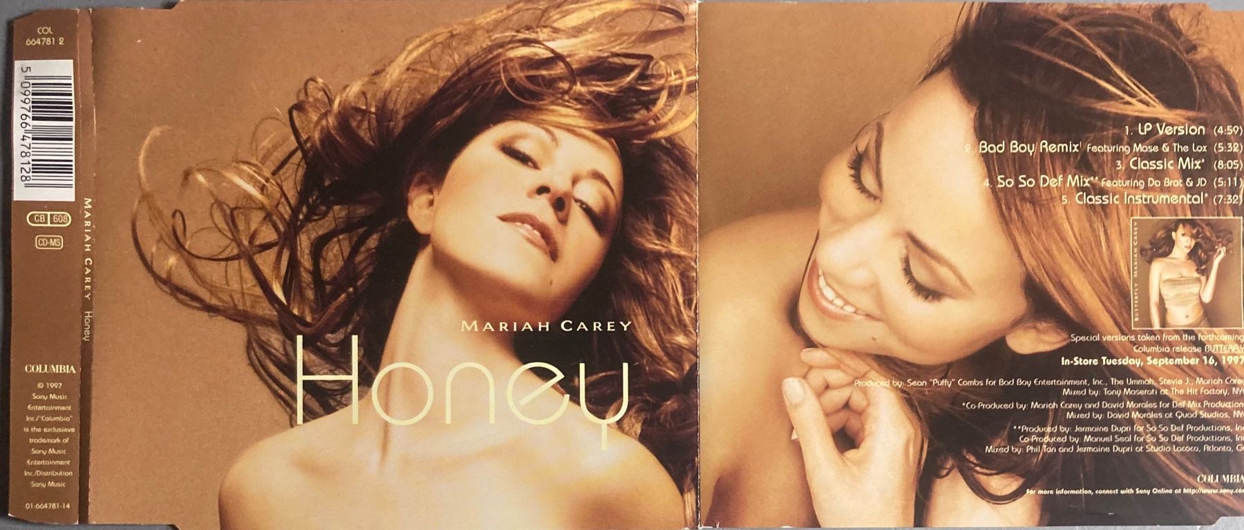 CD: MARIAH CAREY - HONEY – Usato da Poliez-Pittet venduto da Newtown-Records