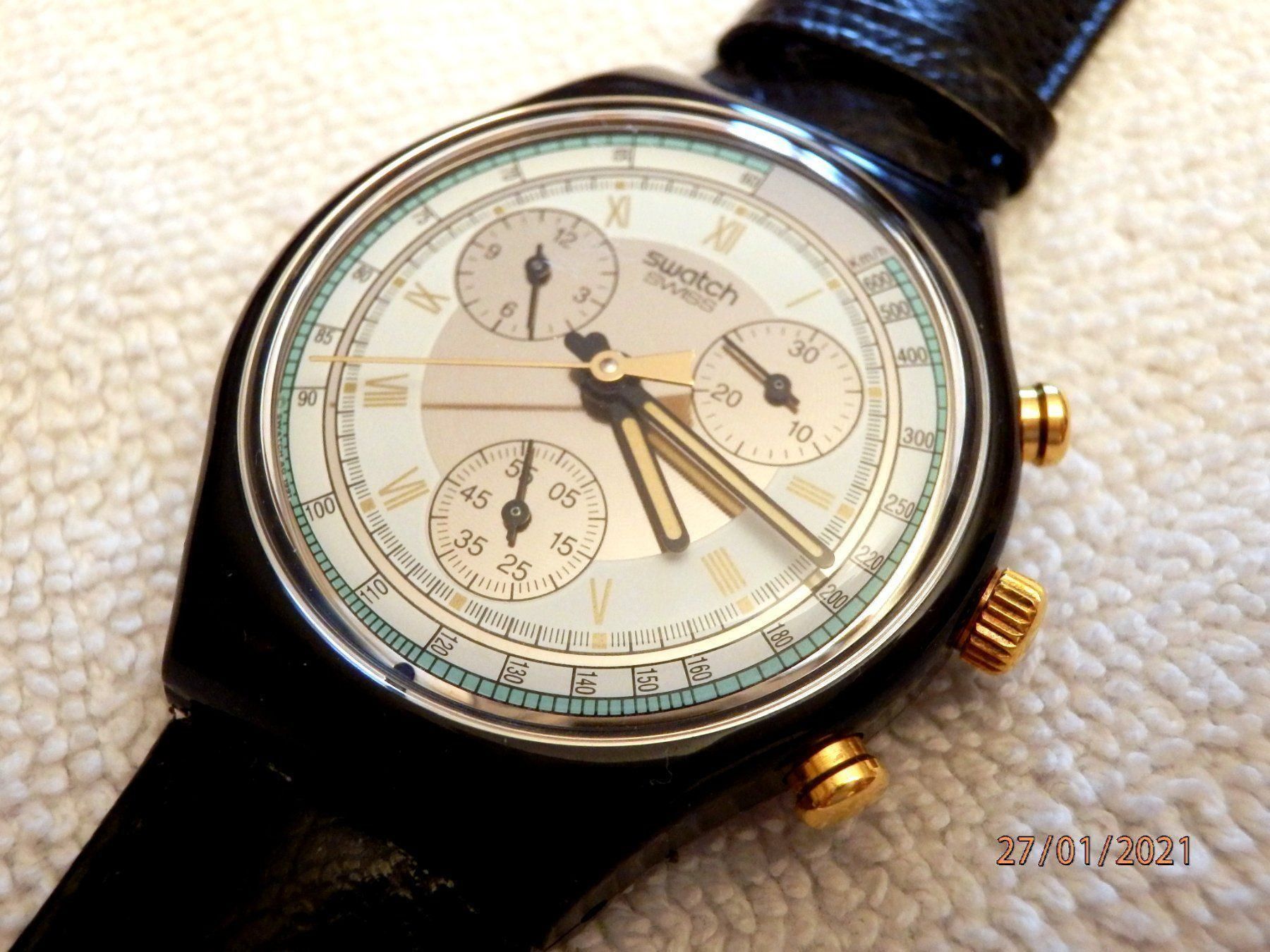 Orologi: Swatch, Chronograph, 37mm, 1991 neuw. – Usato da Ueberstorf venduto da dinbau 4