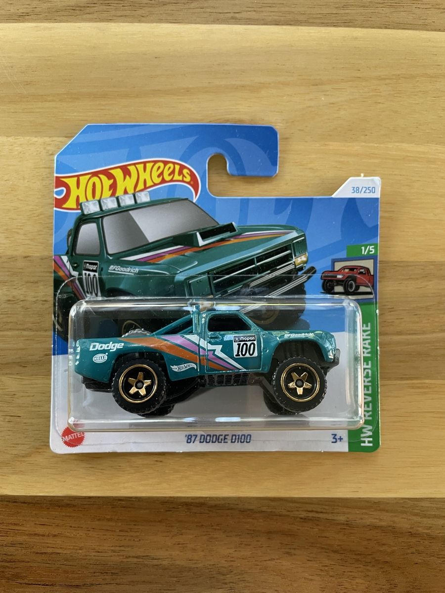 Hot Wheels Modellini d'auto: Hotwheels 87 dodge d100 grün – Nuovo e nell'imballaggio originale da Sutz venduto da mtechcab