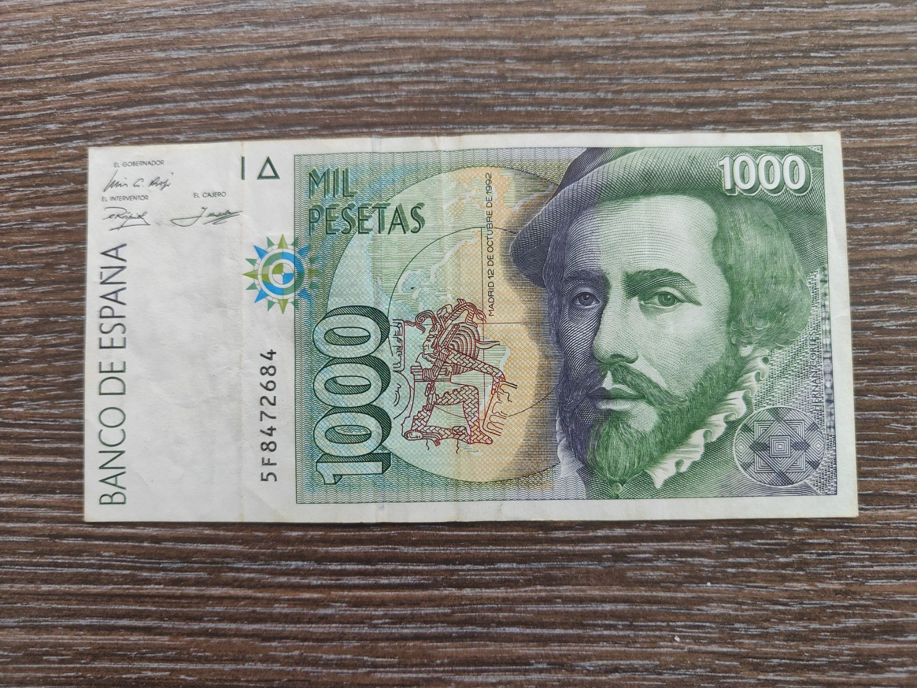 Banconote: Spanien 1'000 Pesetas 1992 !!!!!!! – Usato da Flaach venduto da Lonzo99