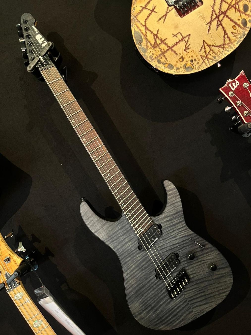 Esp Strumenti musicali: ESP LTD M-1000 MS See Thru Black B-Stock MULTISCALE – Nuovo (secondo la descrizione) da Kaiserstuhl AG venduto da GTM-Kaiserstuhl