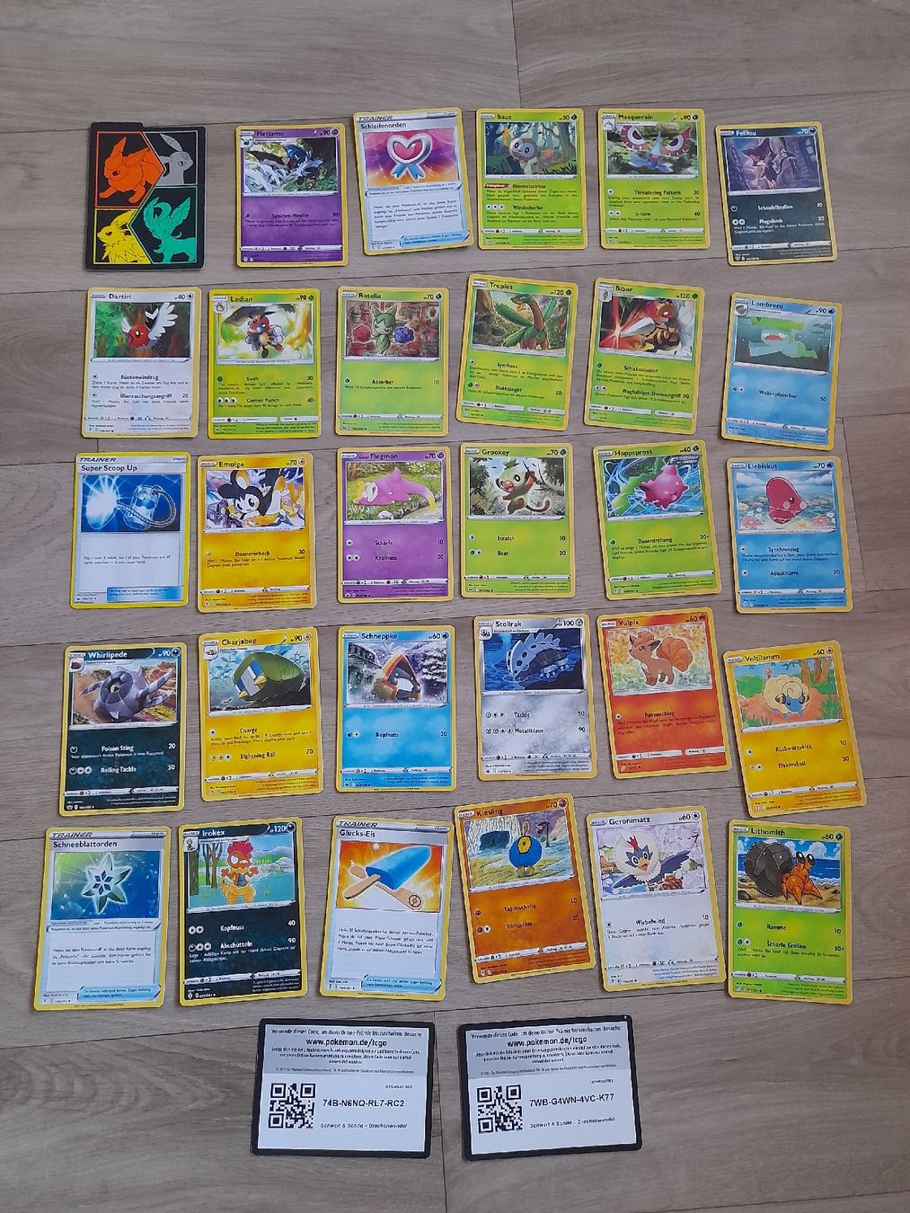 Cartoline: Lot Pokemon Karten  – Usato da Basel venduto da Basel_20 4