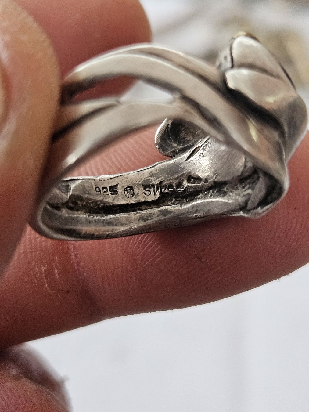 Bagues: Vintage Silber Ring Massiv – D'occasion à Rickenbach b. Wil par nic_8ljr 2