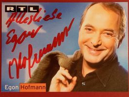 Egon Hofmann Autogramm signiert Fotopostkarte 10x15cm