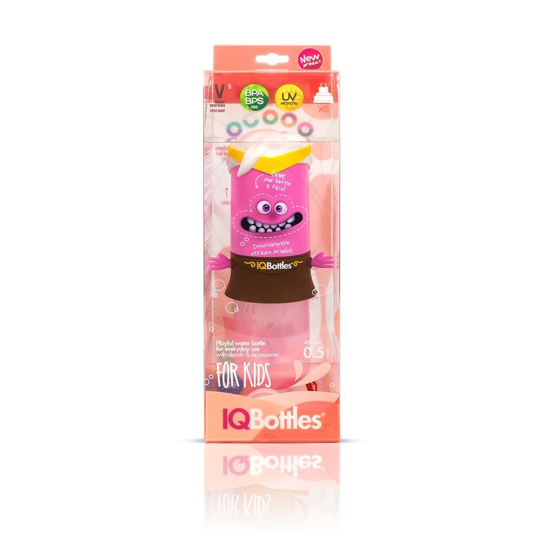 Trinkflaschen & Thermosflaschen: IQBottles Princess Pink, Trinkflasche – Neu und originalverpackt aus Wettingen von kochshop 1