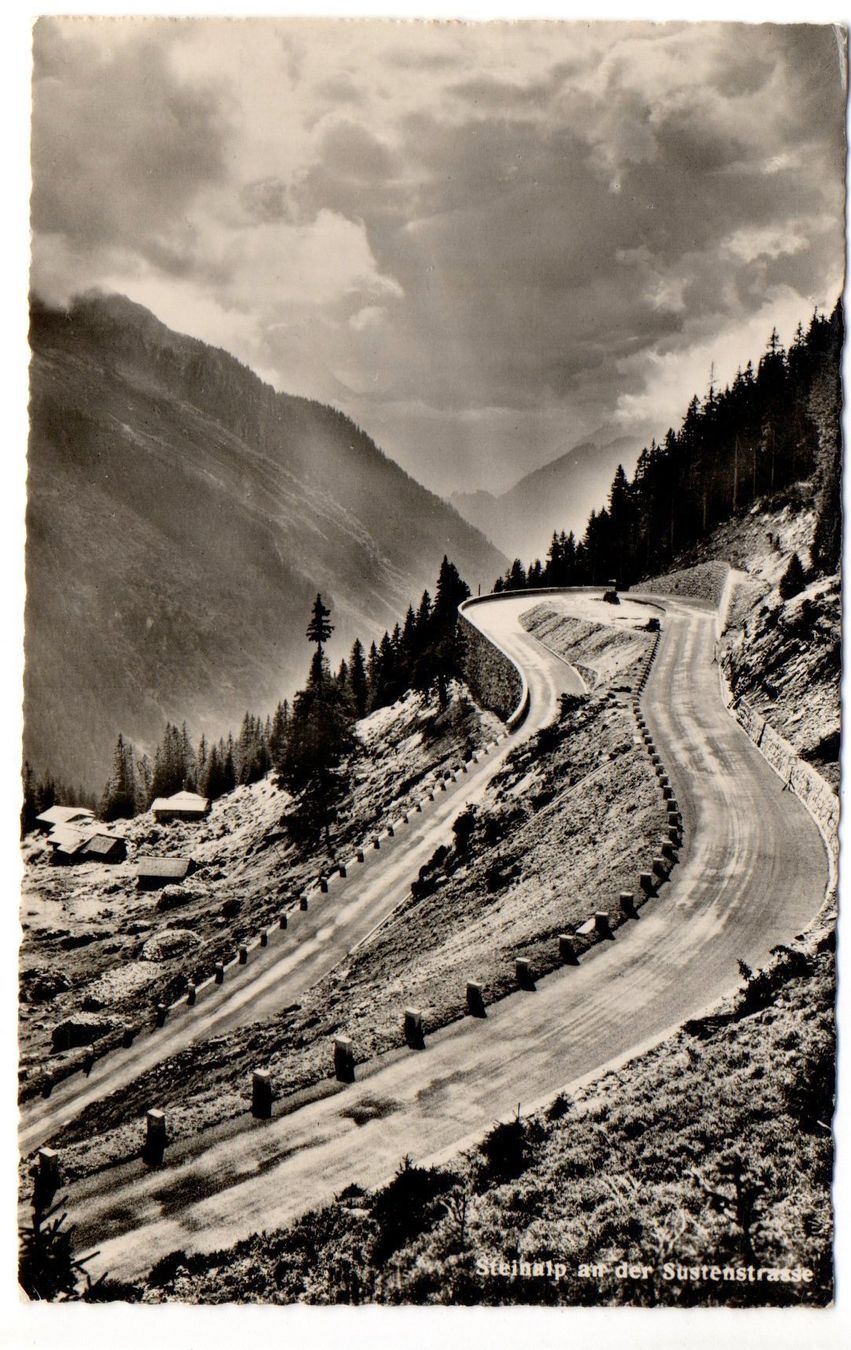 Cartoline postali: STEINALP an der Sustenstrasse – Usato da Jona venduto da philajona