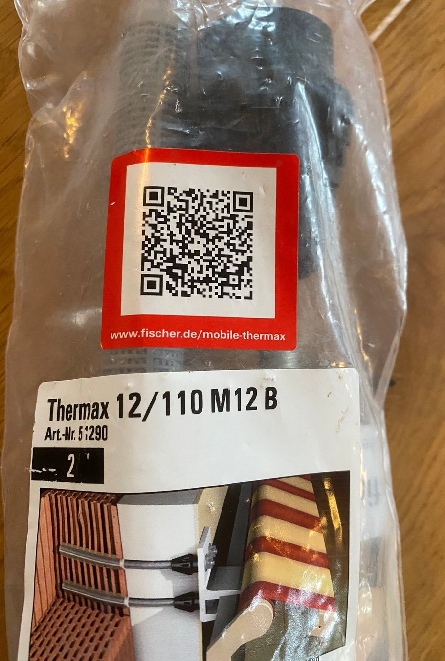 Ferramenta: Fischer Thermax M12 110 // Listenpreis: 59.95 – Nuovo e nell'imballaggio originale da Lohn-Ammannsegg venduto da Solosolution_GmbH