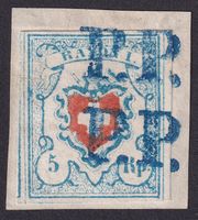 17II, Rayon I hellblau T.32 A2-O, blaues P.P. SOLOTHURN SO