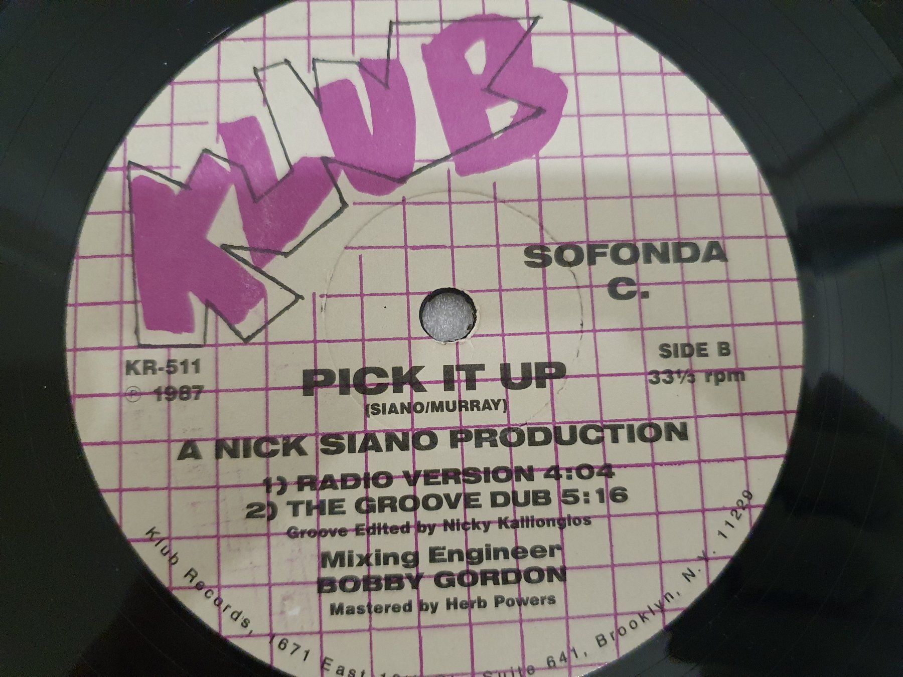 Schallplatten: Sofonda C. – Pick It Up (House) – Gebraucht aus Uster von Vinyl-Leidenschaft 4