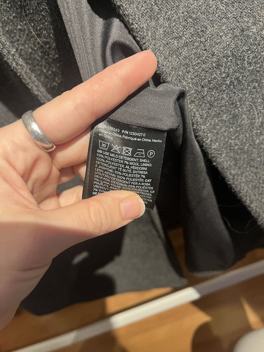 H&M Cappotti: Wollmantel Grau, Gr. 32, H&M – Nuovo (secondo la descrizione) da Eschenbach LU venduto da fva_w6dz 3