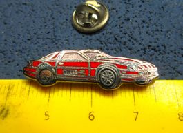 CHEVROLET CAMARO IROC-Z Z28 AUTO PIN ENAMEL ROT SILBRIG