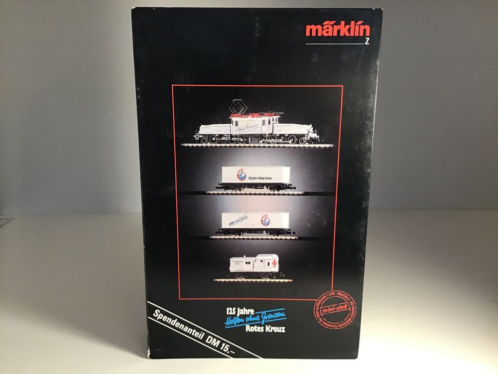 MÄRKLIN SPUR Z mini-club: Werbewagen Kurier, Märklinbox, 116 EUR 33,00 - DE