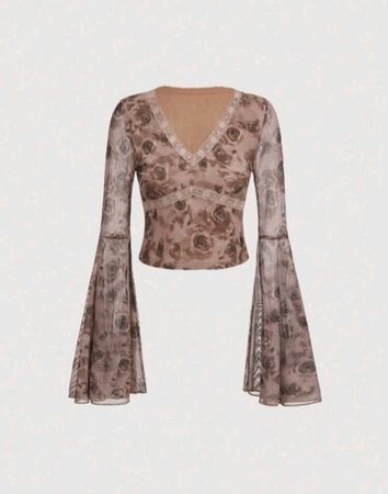 Blumengemusterte Bluse Gr S *neu*