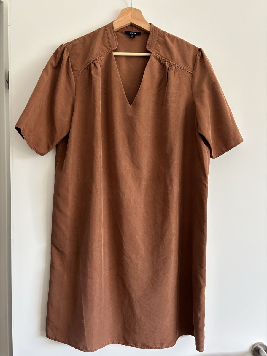 Kleider: Kiabi Kamel kurzes Kleid / Robe courte camel - 42 – Neu (gemäss Beschreibung) aus Thalwil von Salome89CH