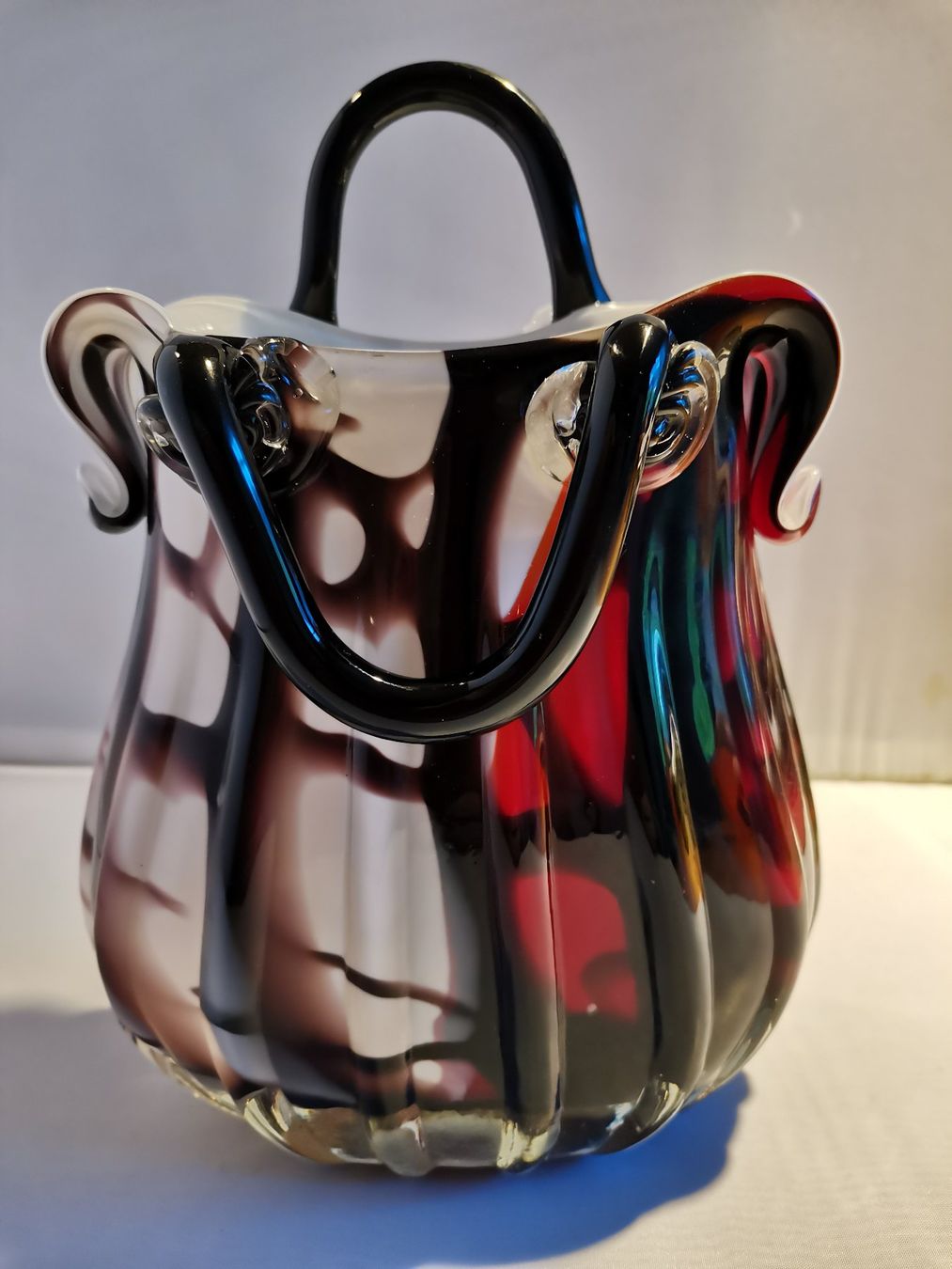 Murano Vasi & Recipienti: Murano Vase Glashandtasche – Usato da Suhr venduto da Brocki-Suhr