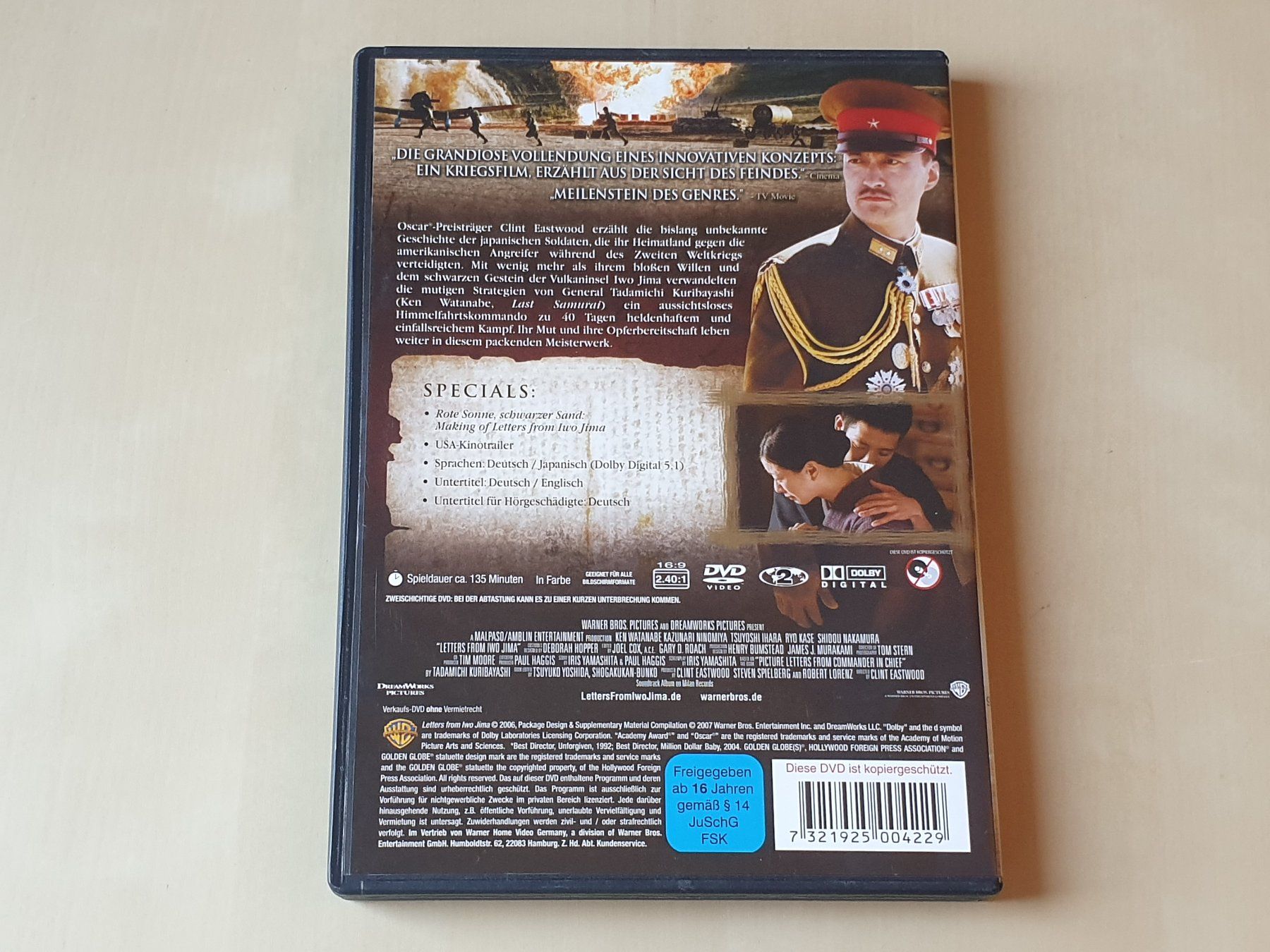 Tutti i DVDs: Letters from Iwo Jima – Usato da Stansstad venduto da collectorsshop 1