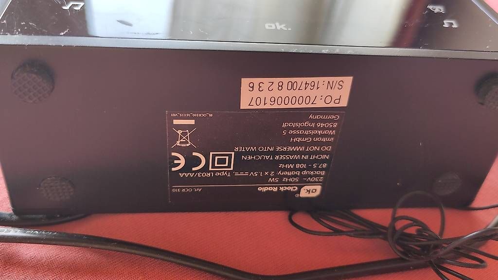 Sveglie: Radiowecker  – Usato da Niederlenz venduto da rot_f9sd 3