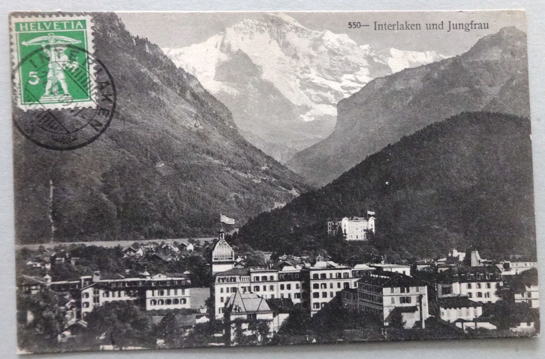Cartoline postali: Interlaken und Jungfrau – Usato da Fétigny venduto da Billy2miny