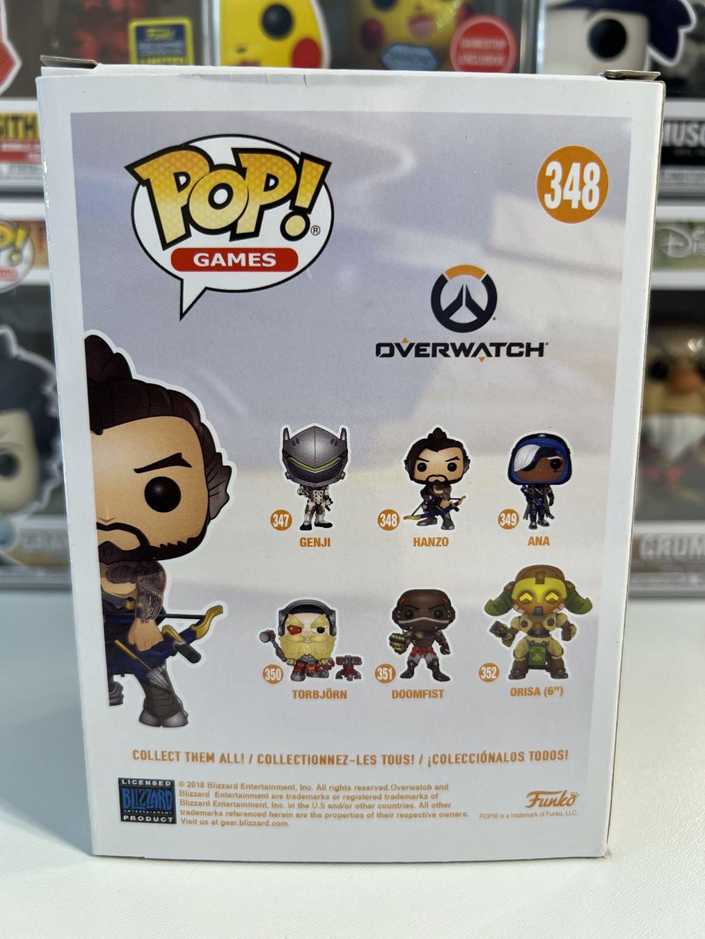 Funko Statuette: Funko POP! Games Overwatch Hanzo – Nuovo e nell'imballaggio originale da Le Mouret venduto da perfectbijou 2