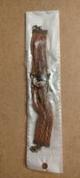 Armband Leder braun geflochten mit Anhänger neu