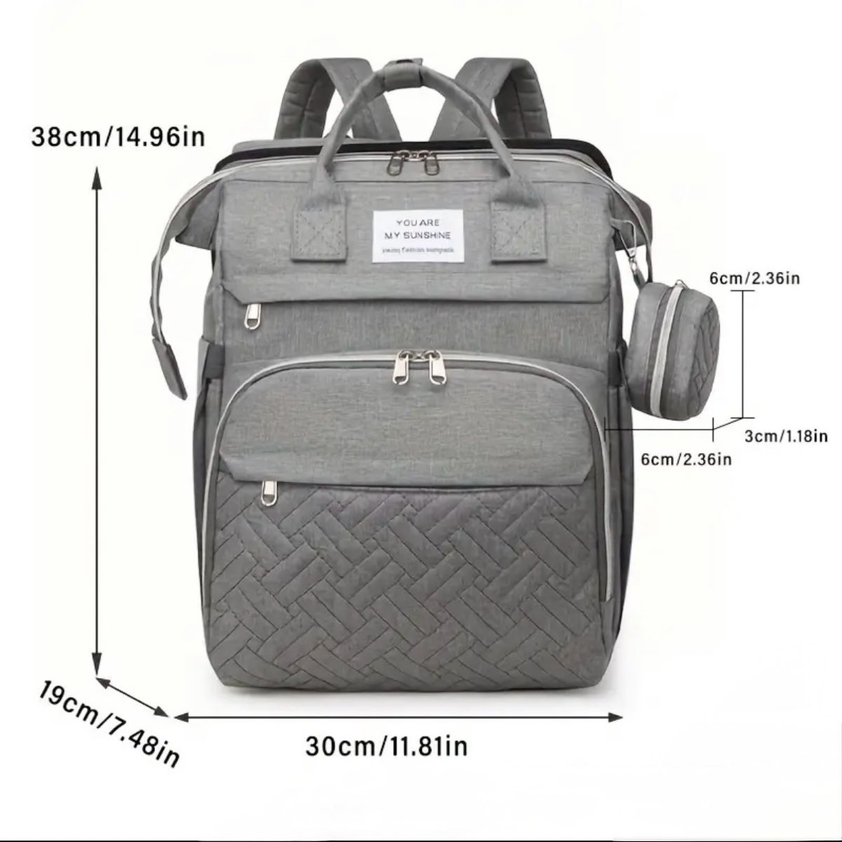 Zaini: Sac à langer (sac à dos) transformable en lit – Nuovo (secondo la descrizione) da Vésenaz venduto da mar_xpz7 7