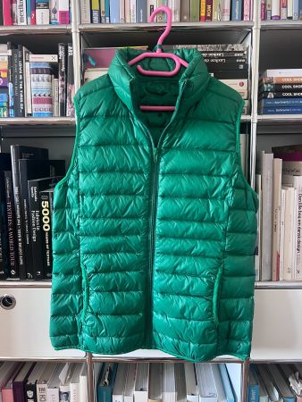 Grüne Daunenweste von L'amie de Paris, Gr. L