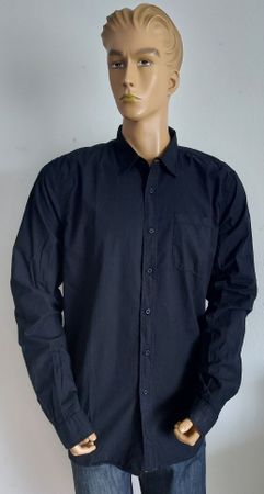Neues schwarzes Nudie Jeans Herren Hemd, Grösse XL