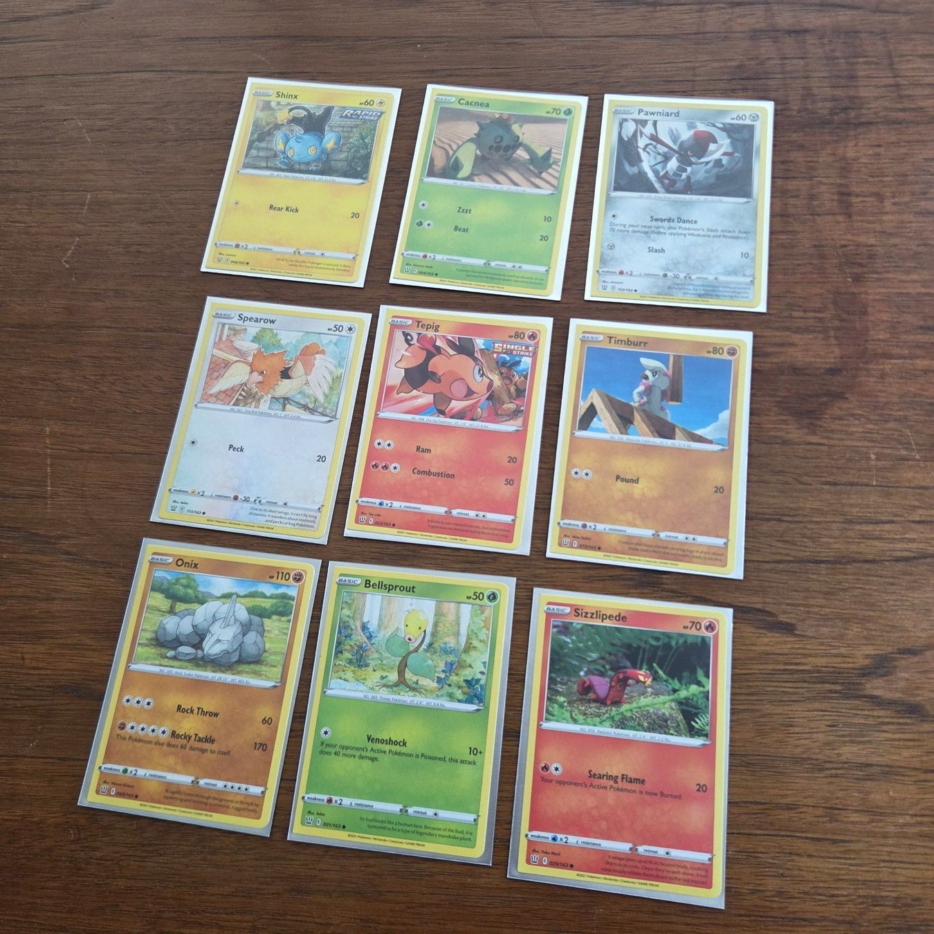 Pokémon Carte collezionabili: Pokemon Battle Styles Miscut Fehlschnitt 9 Karten – Usato da Zürich venduto da Wickeddude 6